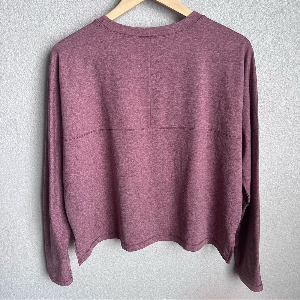 Girlfriend Collective Huckleberry ReSet Long Sleeve Tee - Picture 5 of 13